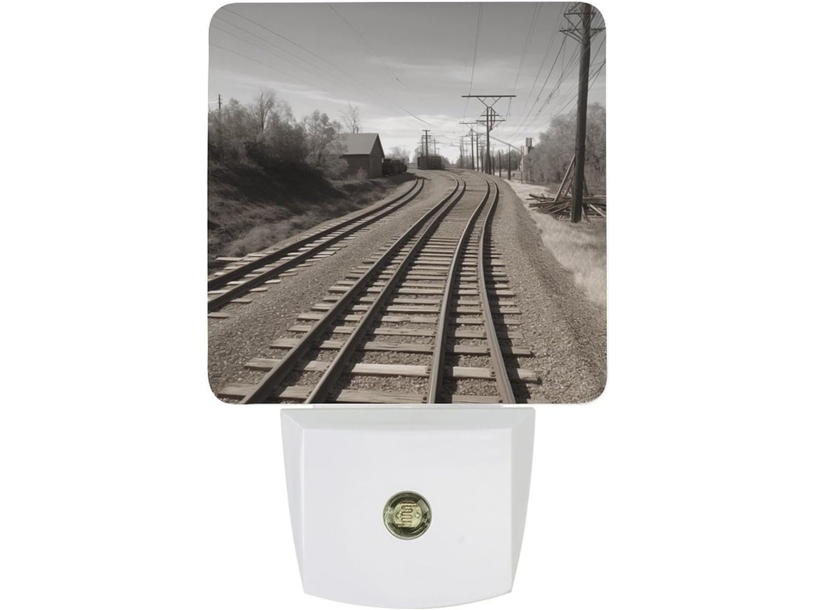 Luminária Noturna De Parede Led Com Plugue, Acendimento Automático, Sensor Crepuscular Automático, Ideal Quarto