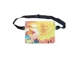 Bolsa de Cintura Impermeável PVC para Celular com Cinto Ajustável Amarela | S/MARCA