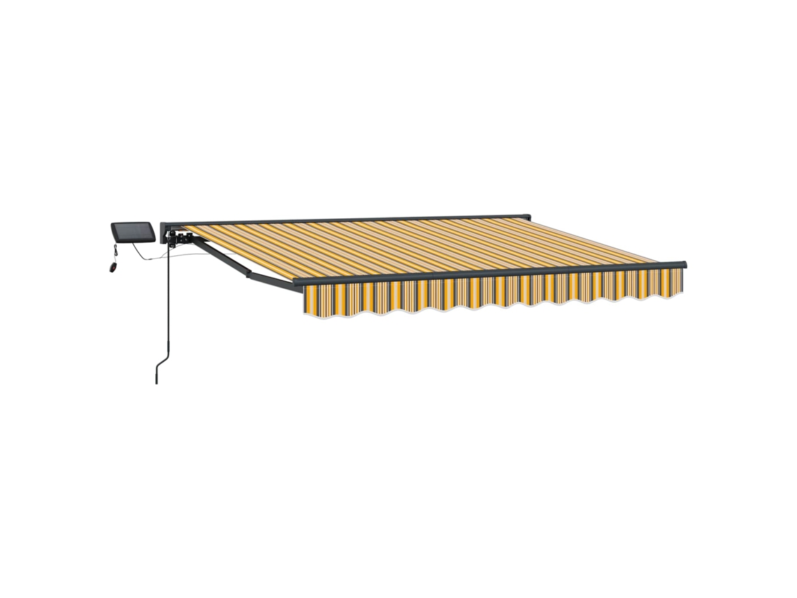 Conjunto 1 Toldo Manual Vidaxl Antracite Alumínio (3 X 2,5 M)