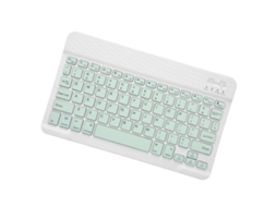 2026zentro-teclado Sem Fio Ultra Slim Para Tablet Ios Com Atalhos Auto Sleep Conexão Bt Portátil Verde Claro