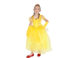 Fato de princesa fada amarela para menina