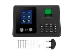 Máquina De Ponto Por Impressão Digital Sem Software De 2,8 Polegadas (gerenciamento Sem Software + Padrão Ue, Tensão Universal 100-240v)