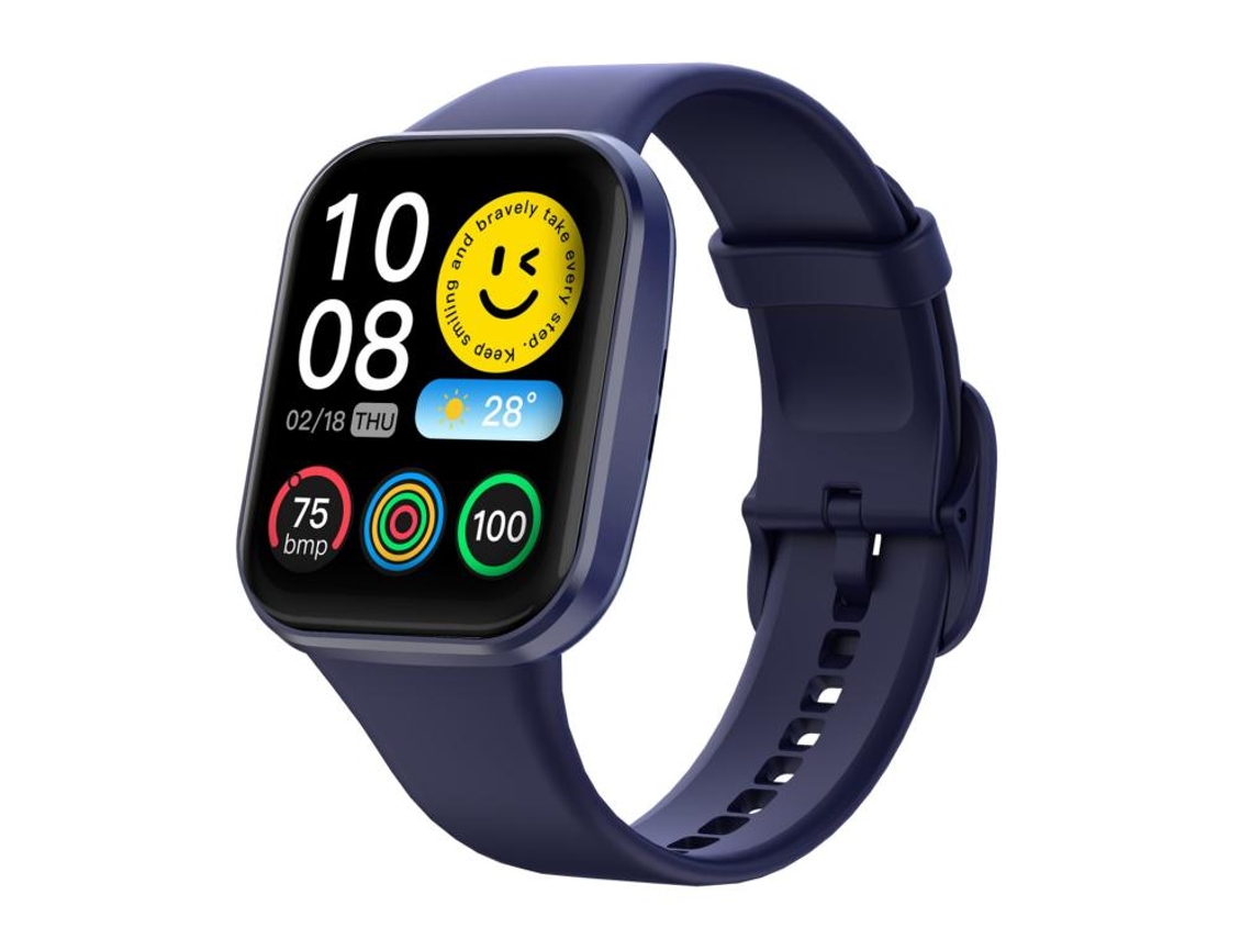 (azul) Smartwatch Com Tela Colorida De 1,83 Polegadas, À Prova D'água Ip68, Com Chamadas Bluetooth E Monitoramento De Saúde.
