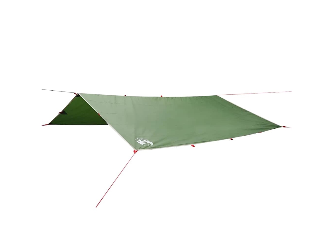 Camping Tarp, Camping Tarps Vidaxl Verde Tecido (500 X 294 Cm)