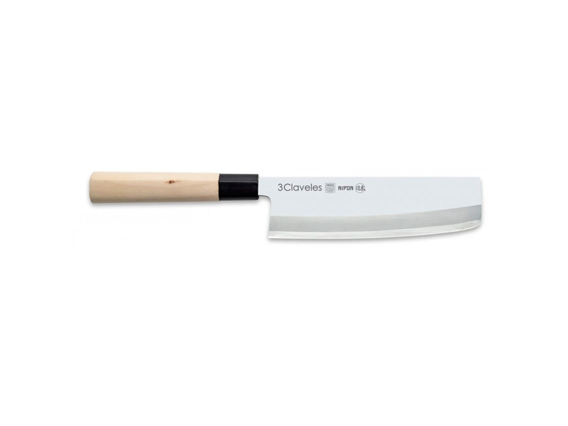 Faca Usuba Nipon 3 Claveles 18 Cm