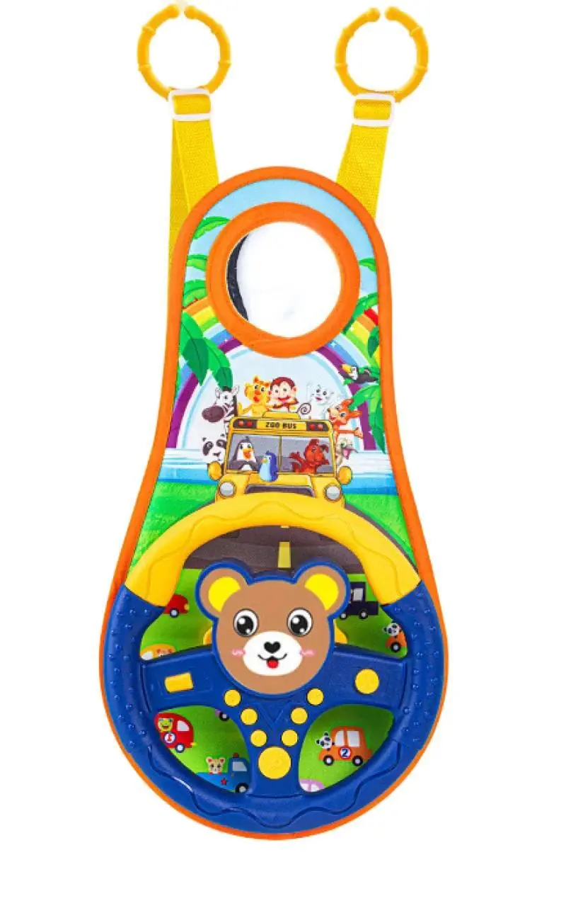 Volante Brinquedo Suspenso CHRUI para Crianças com Simulação de Condução (urso)