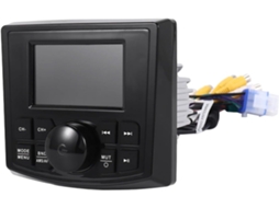 Rádio Marítimo Mp5 para Barco, Estéreo com Tela de 3 Polegadas, Reprodutor Multimídia de Vídeo, À Prova D'água, Bluetooth, Aux, Am/fm. SFUSHOS