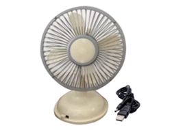Laxiscreed Ventilador De Mesa Mini Para Dormitório, Oscilante E Recarregável Via Usb