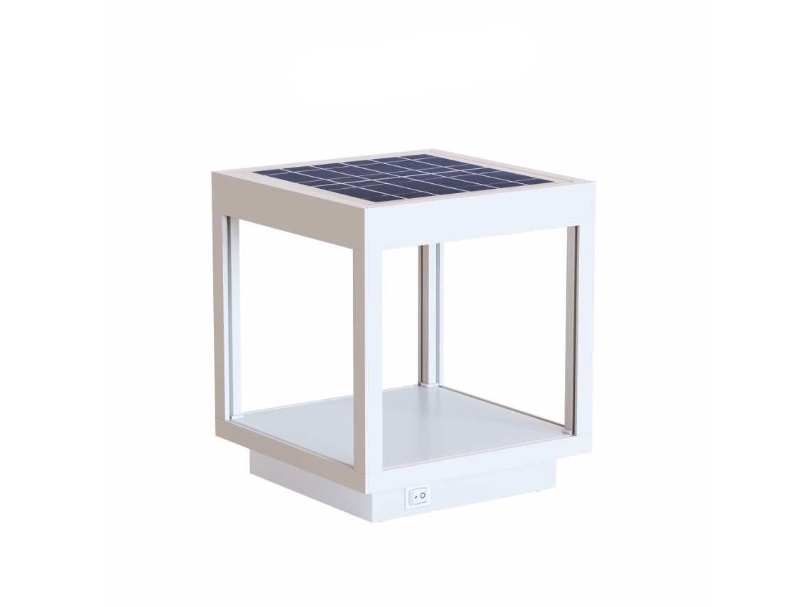 Lanterna de Viseira Solar Led Alimentada Por Bateria de 3 5 W Ip54 Preta BENEITO FAURE