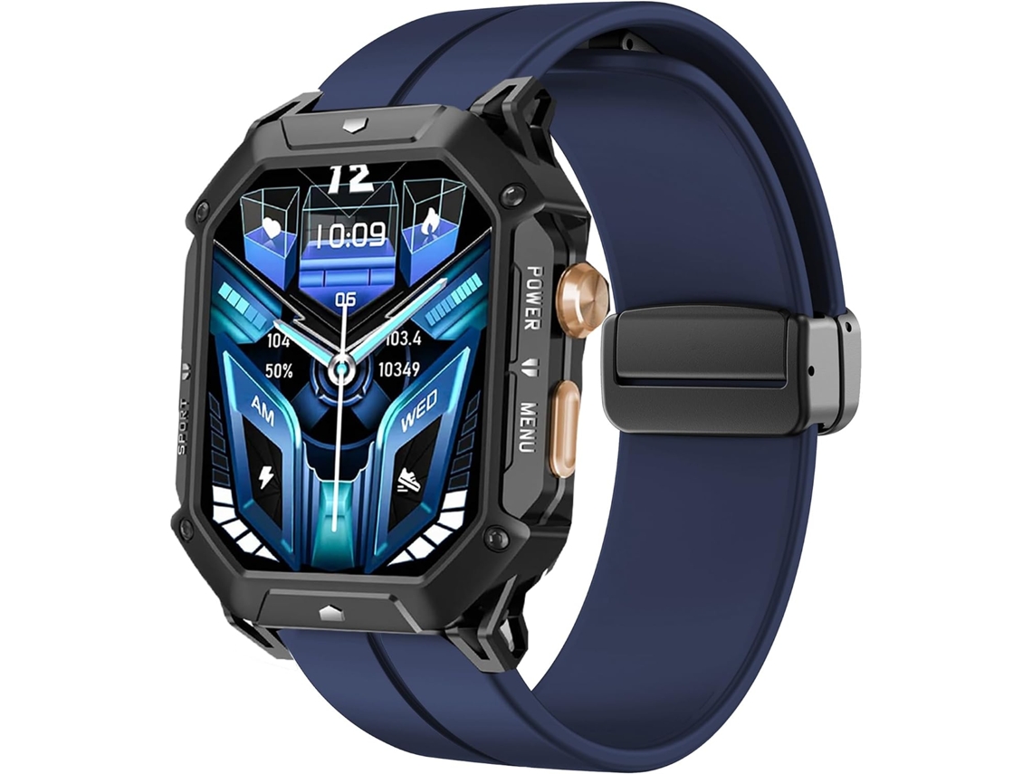 Pulseira Para Smartwatch Oukitel, 22mm, Silicone Macio Com Fivela