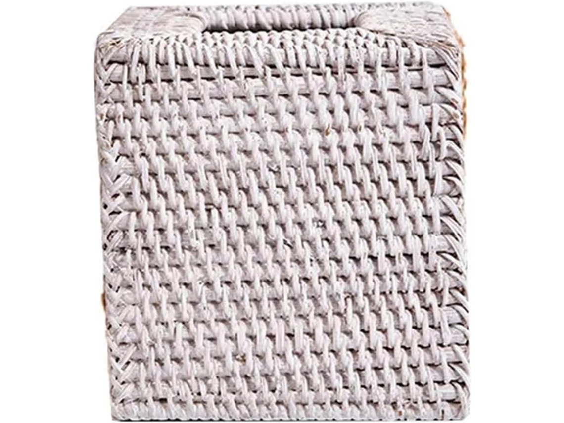 Tampa para Caixa de Lenços Papel Rattan S/MARCA, 1 Peça, decorativa