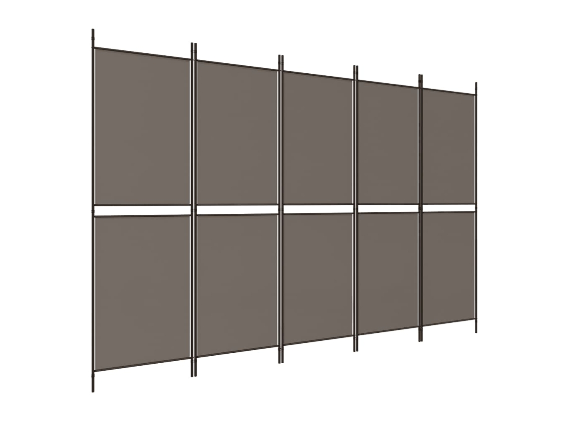Room Divider, Room Dividers Vidaxl Antracite Tecido (250 X 200 Cm)