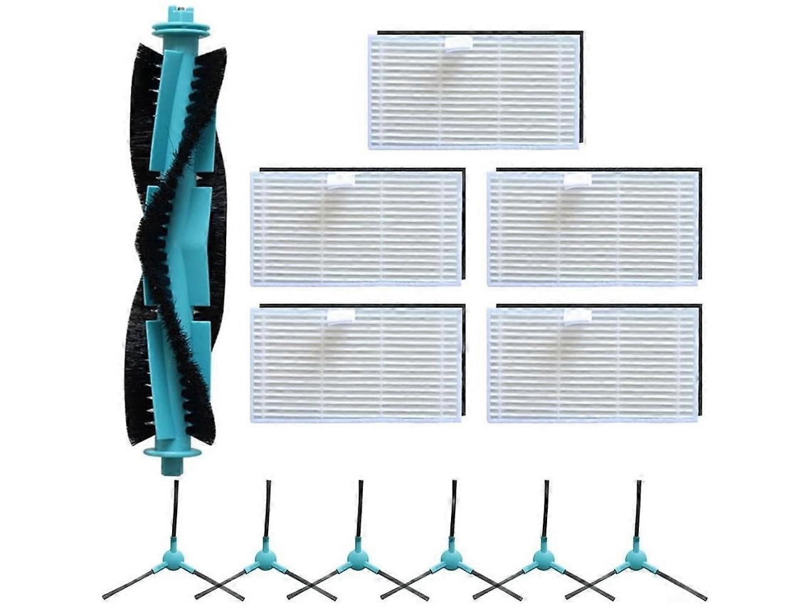 Kit De Substituição Do Filtro Da Escova Lateral Principal Para Aspiradores T20 Pro/t10 Lite Compatíveis Com Os Modelos S3/s3 Plus/r3/r3 Plus.