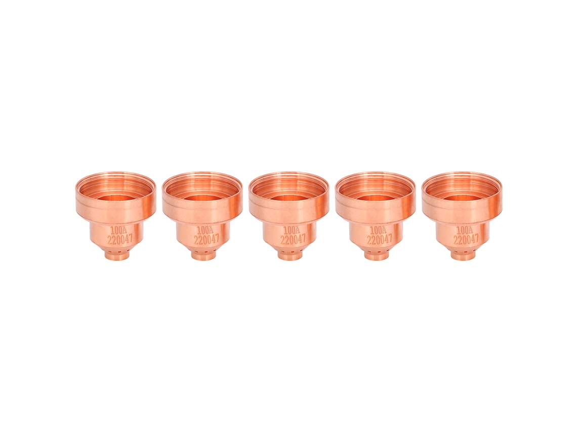 5 Peças Bico De Cortador De Plasma Camada De Proteção De Cobre Acessórios De Soplete De Corte 220047