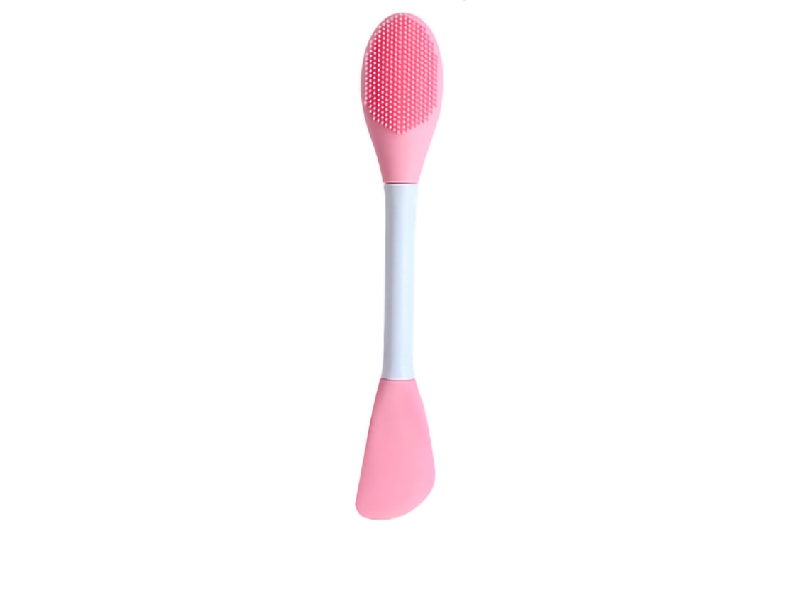 Pincel De Máscara Facial Duplo (aplicação De Máscara E Massagem Facial)
