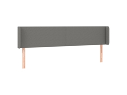 Headboard, Headboards Vidaxl Cinzeto Tecido (183 X 16 X 78/88 Cm)