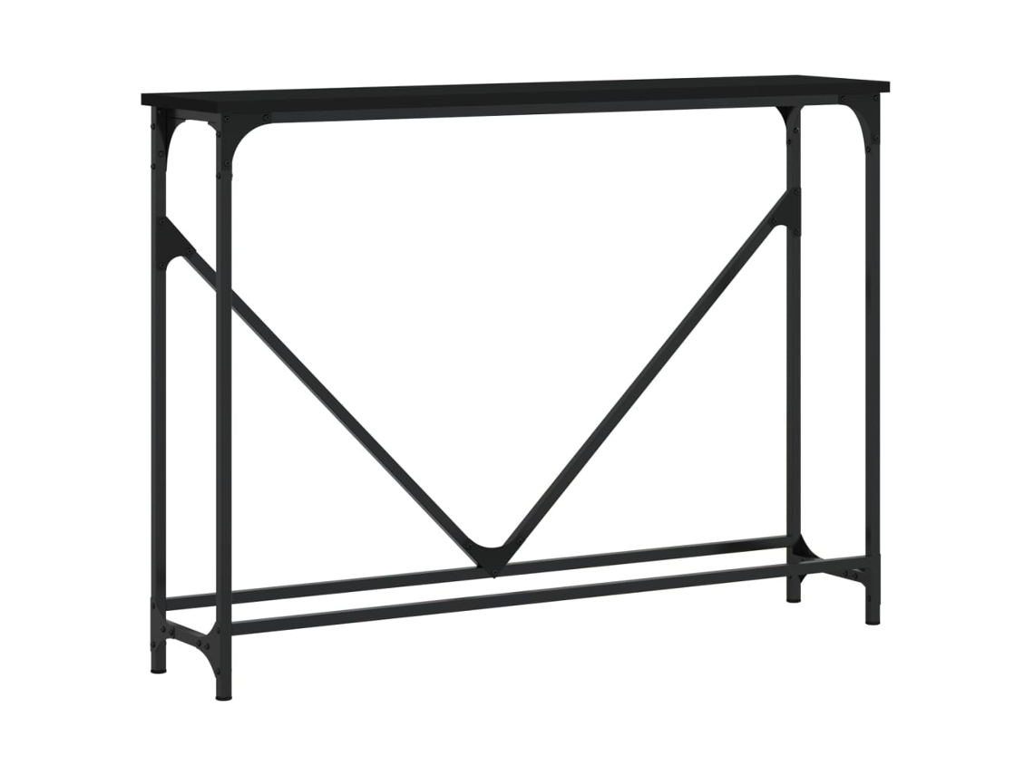 Mesa Consola MAISON EXCLUSIVE em Derivados de Madeira Preto (102x22,5x75 cm)