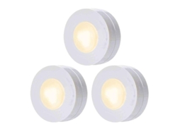 Luz De Led Sem Fio Com Controle Remoto, Dimmer Ajustável, 55 Lumens E Longa Duração Da Bateria
