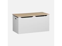 Caixa para Brinquedos SWEEEK (Branco - Madeira)