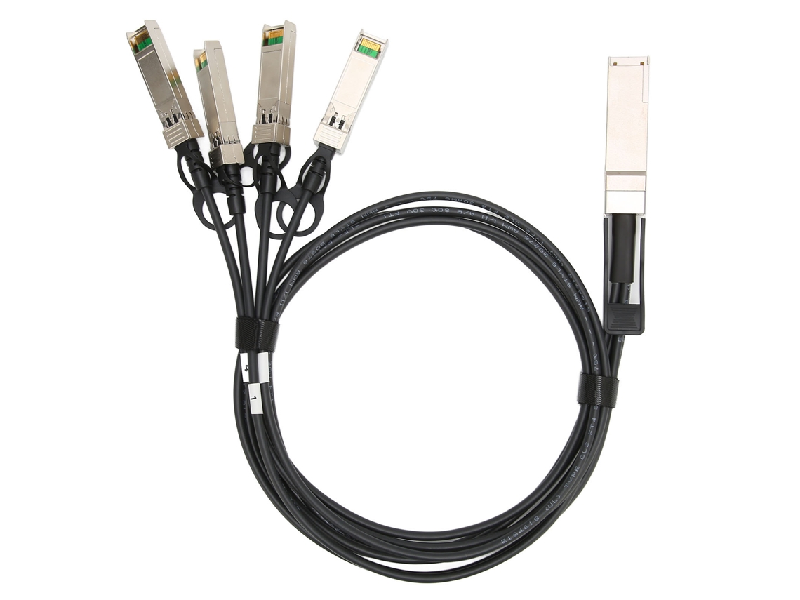 Aetheria cabo Qsfp+ para 4 Sfp+ 40g de 1m Alta Velocidade Compatível com Extreme Entel Chips de Alto Desempenho