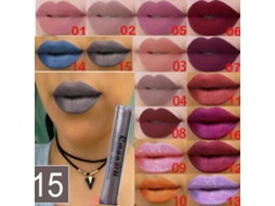 Brillo Labial Líquido Mate Metalizado Cmaadu 15: Largo Duración Y Hidratante - Maquillaje Cosmético
