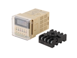Relé de Tempo Digital Dh48s S de Controle de Ciclo 0.1s~99h com Base Ac 110v S/MARCA