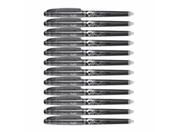 Biros de Tinta Líquida PILOT Frixion Point Preto 12 Unidades
