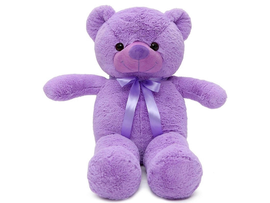 Urso De Pelúcia 23 Polegadas Roxo, Material Premium Macio, Presente Ideal Para Crianças, Seres Queridos E Ocasiões Especiais