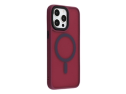 Capa Tkdaddy Para Iphone 13 Pro Compatível Com Magsafe Skin-touch Pc Capa De Tpu Vinho Vermelho