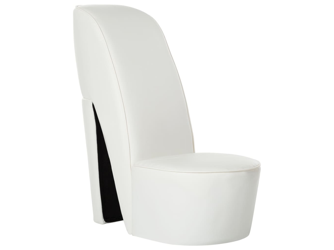 Poltrona VIDAXL Branco Couro Artificial ()