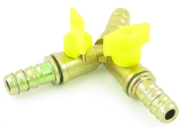 Conector Adaptador Rápido de Válvula Esfera 3 Vias para Mangueira Água 9 Mm CHABERLU (9/25")