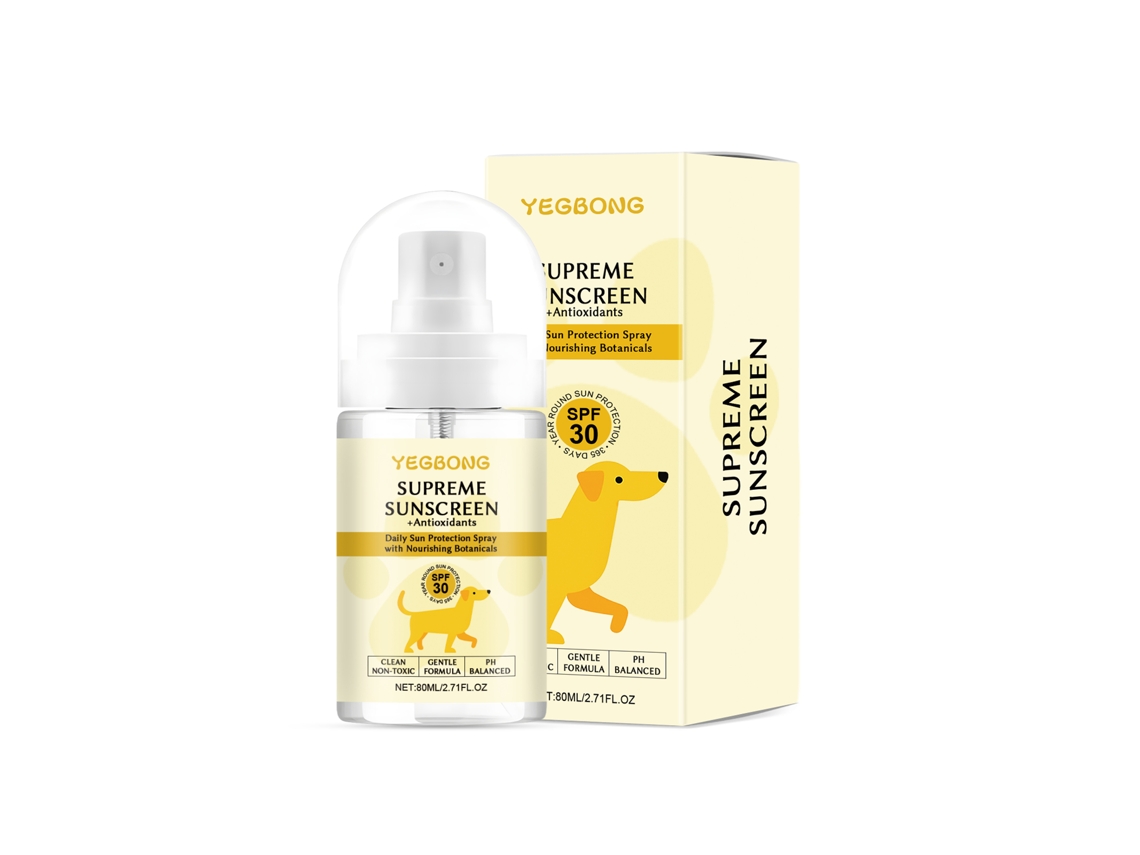 Protetor Solar Spray para Cães Pele