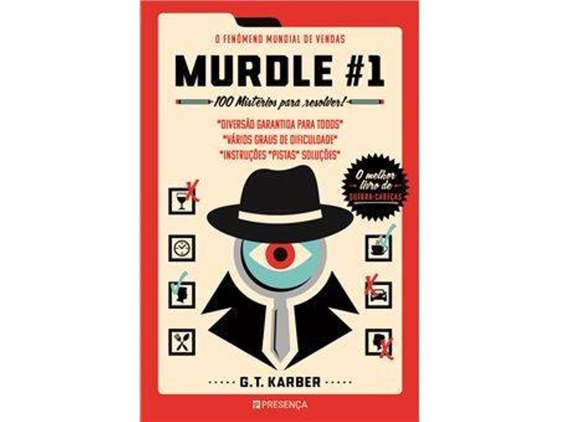 Livro Livro Murdle #1 - 100 mistérios para resolver! de G. T. Karber (Português) de G. T. Karber ( Português )