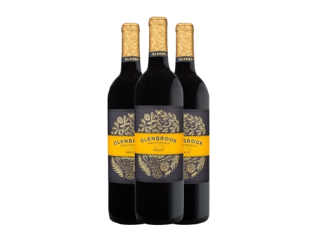 Vinho GLENBROOK Merlot California (0.75 L - 3 Unidades)