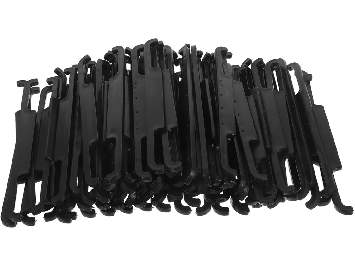 Conjunto De 100 Ganchos Plástico Para Fixação Capas Assento,ideais Veículos.instalação Segura...