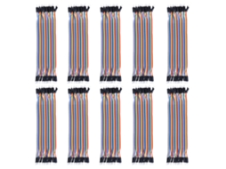 Fio de Ponte Plástico Macho para Macho 2.54mm S/MARCA