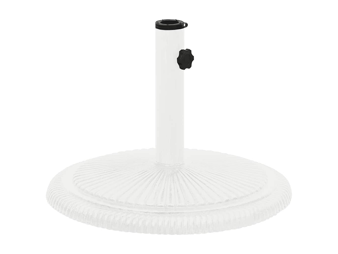 Umbrella Base, Umbrella Bases Vidaxl Branco Ferro Fundido (45 X 45 X 30 Cm)