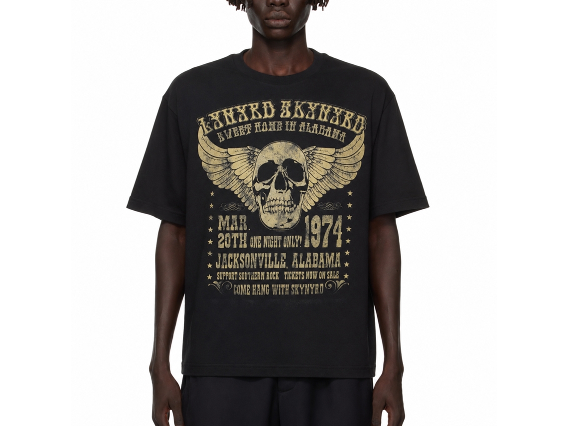 Lynyrd Skynyrd Alabama 74 T-shirt Unisex Adults Size:xxxl