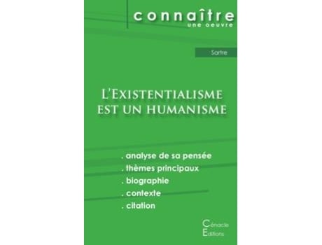 Livro Fiche De Lecture Lexistentialisme Est Un Humanisme De Jean-paul Sartre De Jean-paul Sartre (francês)