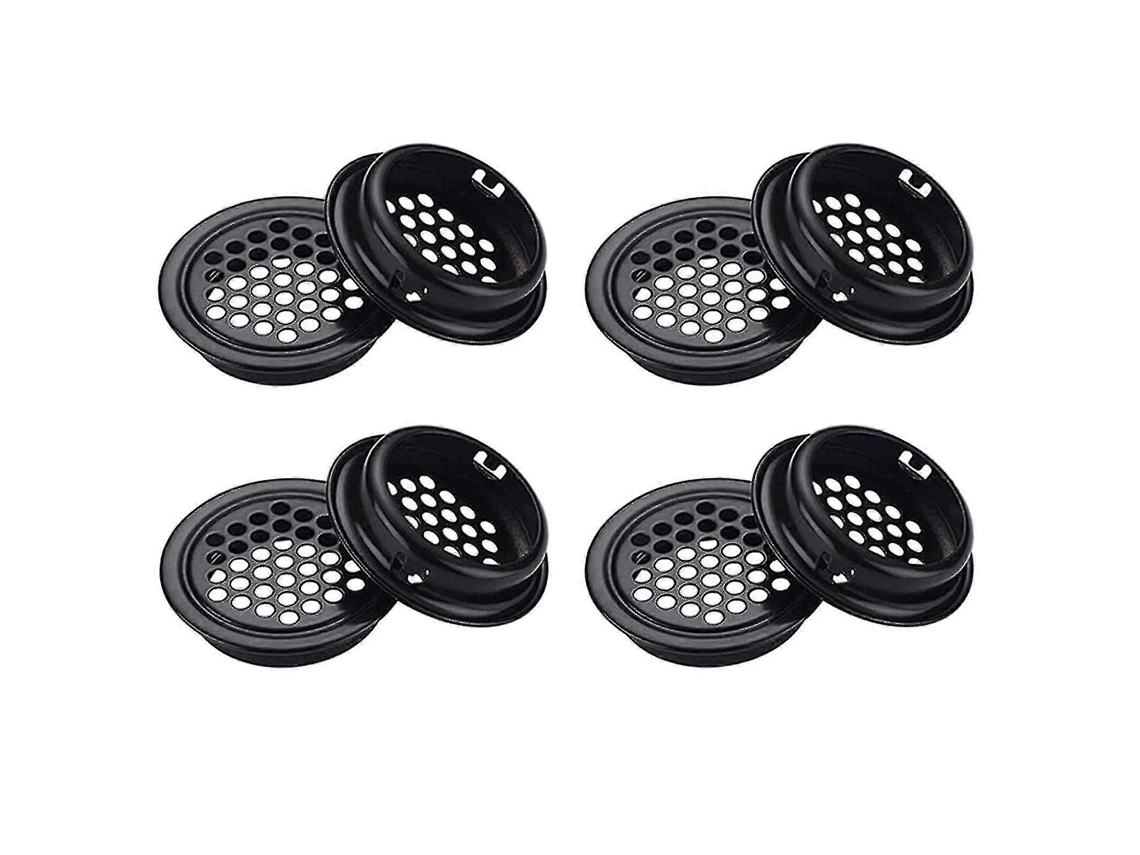 10 Malhas De Ventilação Redonda 35mm Grade De Ar Gabinete