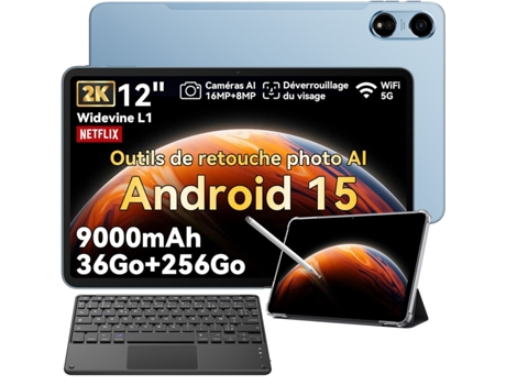 Tablet Oscal Pad 100 Met Teclado (12 36 Gb 256 Gb Azul)