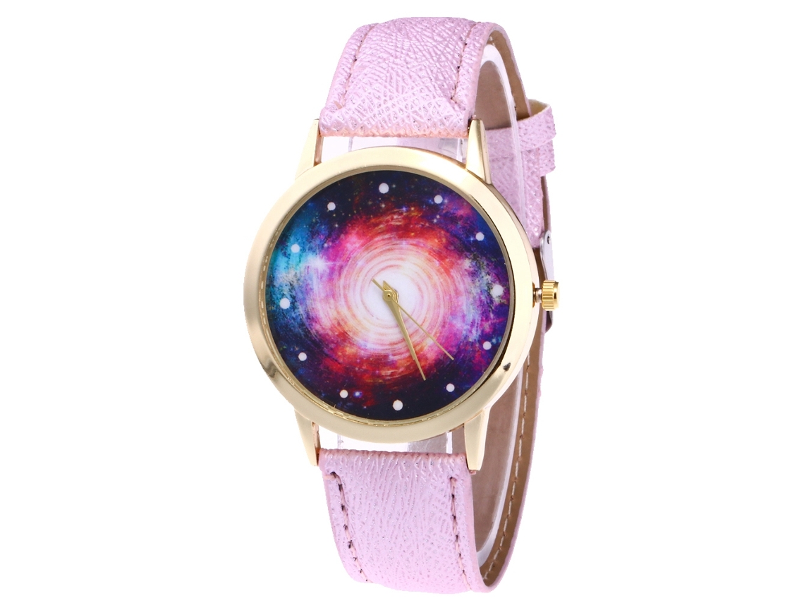 Relógio de Pulso de Quartzo com Pulseira de Couro Simples e Fashionável (branco)