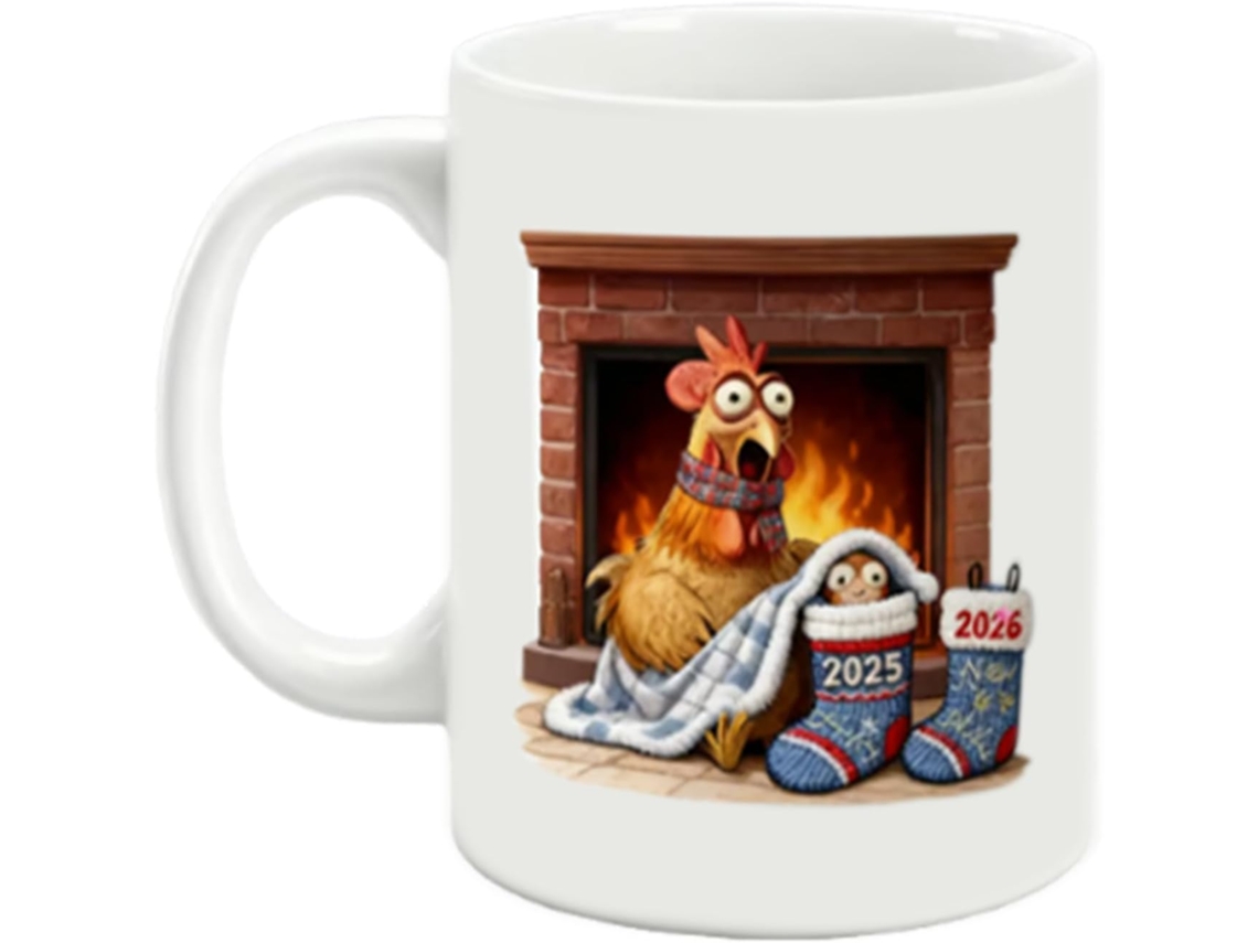 Caneca De Café Com Estampa De Galinha, Caneca Para Beber Com Desenho De Animal