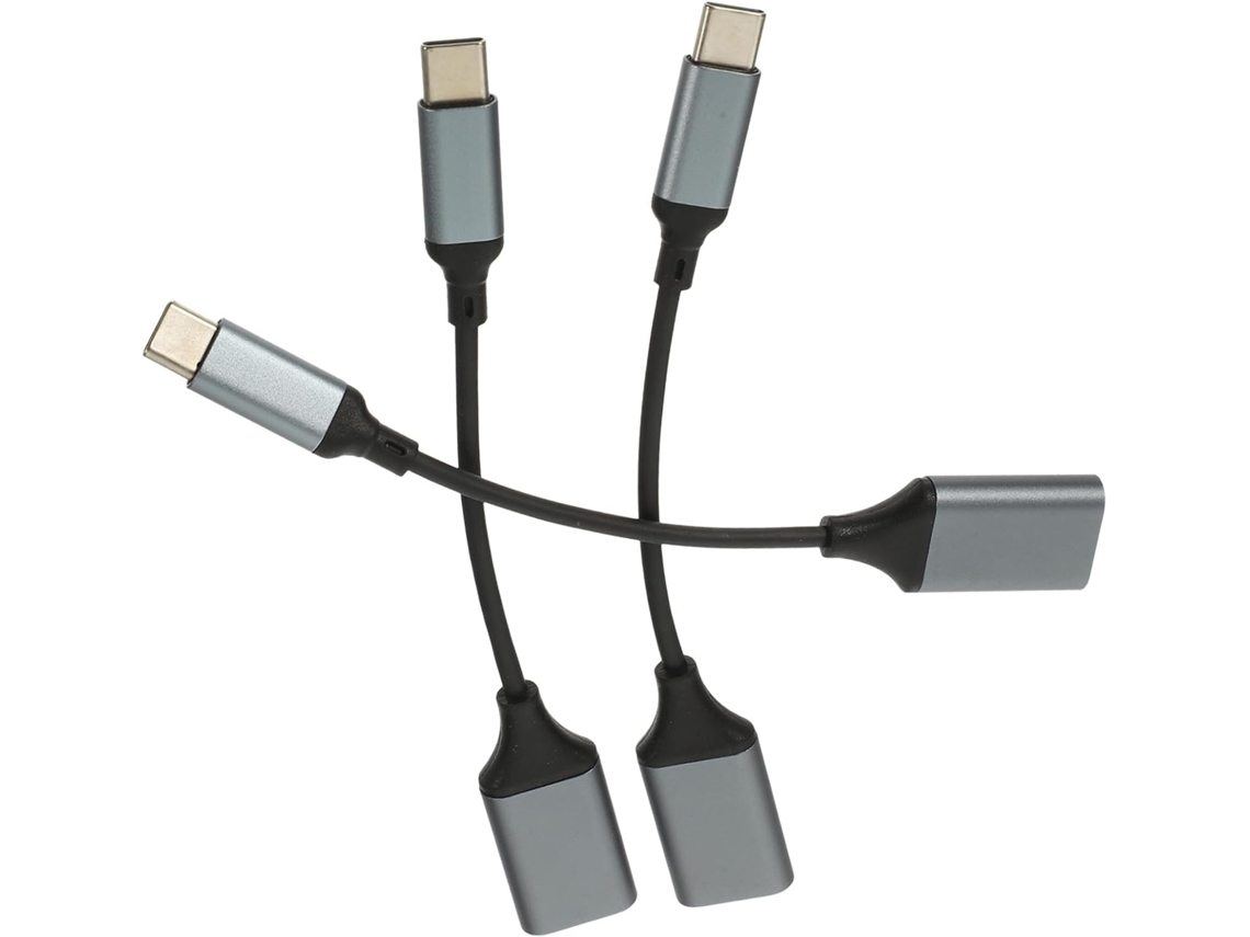 Adaptador Usb-c Para Usb De 3 Peças Com Conector Reversível, Cabo Otg