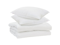 Edredão Com Travesseiro 3 Pcs | Edredom | Duvet Branco Microfibra