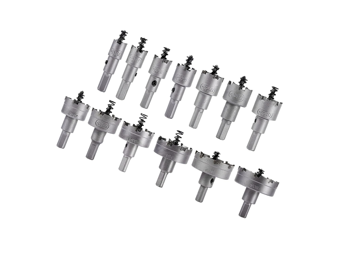 Conjunto De Brocas Com Ponta De Carboneto Tct