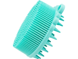 Escova De Banho Dupla Face Silicone Packove Para Bebês – Cerdas Macias Seguro Verde Estimulação Sensorial Suave Limpeza