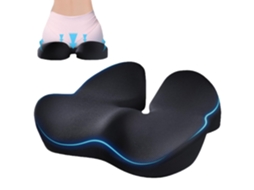 Almofada De Assento Com Alívio De Pressão, Ergonomicamente Concebida Para Ciática, Dores Nas Costas, Hemorroidas E Dores No Cóccix.