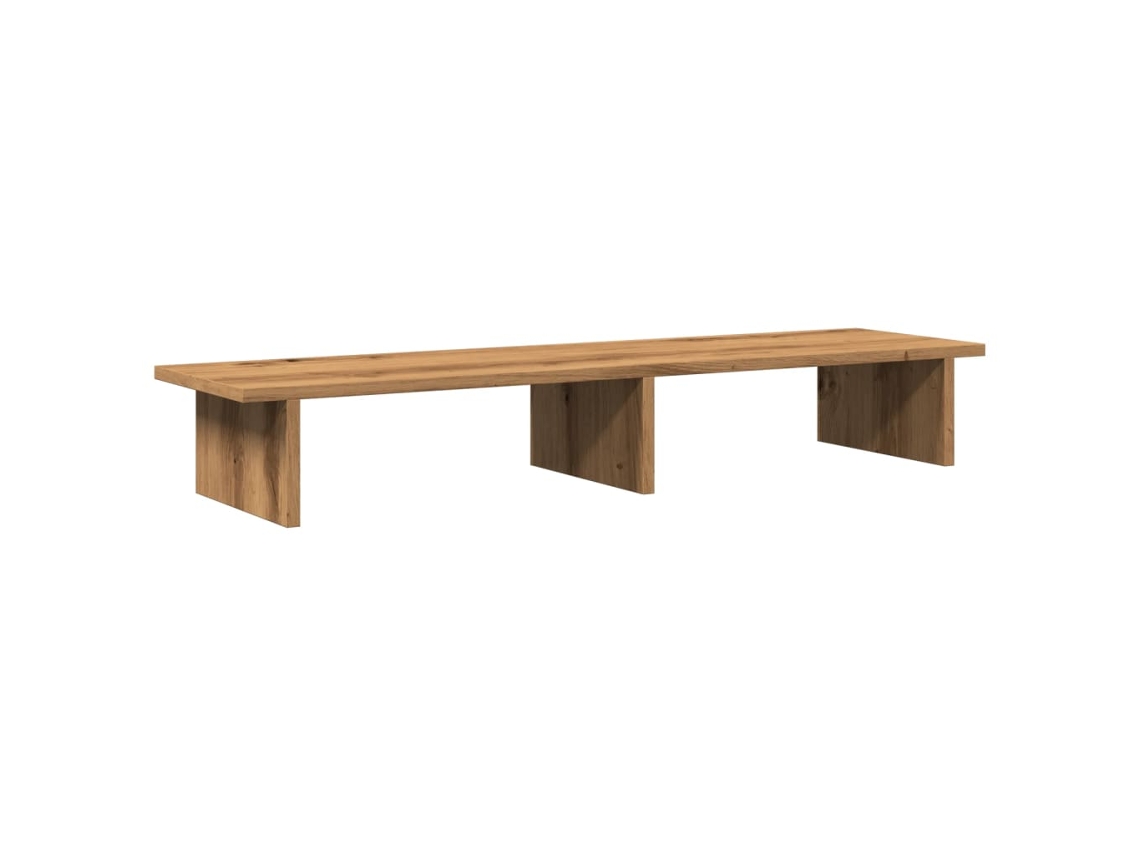 Monitor Stand, Monitor Stands Vidaxl Marrom Madeira Processada (100 X 27 X 15 Cm)