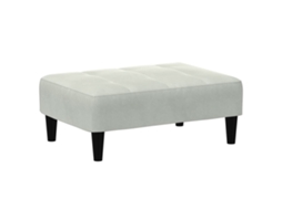 Footstool, Footstools Vidaxl Cinzeto Veludo (n/a)